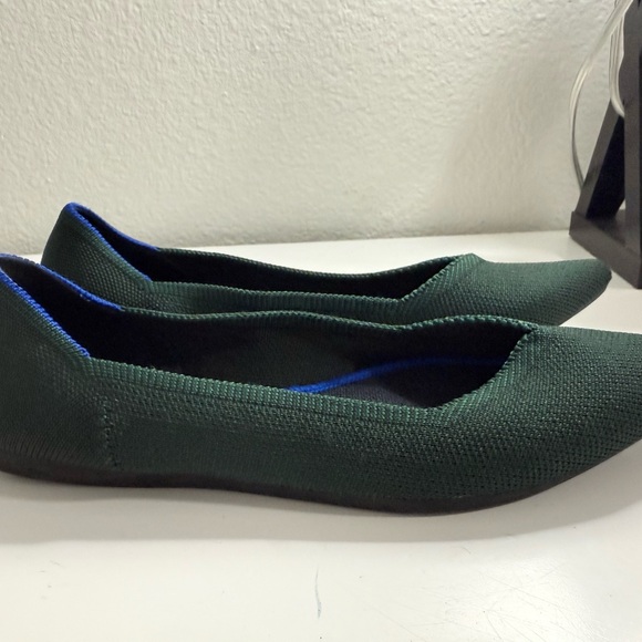 Rothy's Dark Green and Blue Flats - Picture 3 of 6